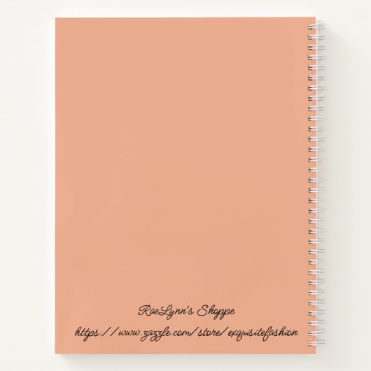 Speciaal ontvangen notitieboek (Achterkant)