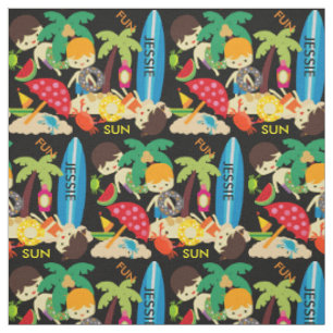 Speciaal ontwerp bij de Beach Fabric Stof