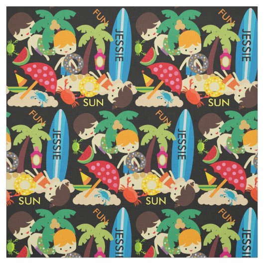 Speciaal ontwerp bij de Beach Fabric Stof (Swatch)