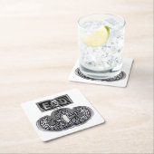 Speciaal ontwerp "EOD Badge and EOD Flag" Kartonnen Onderzetters (Insitu)