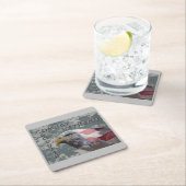 Speciaal ontwerp "Gevecht veteraan met adelaar & U Kartonnen Onderzetters (Insitu)