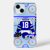 Speciaal ontwerp Ice Hockey Case-Mate iPhone Case (Achterkant)