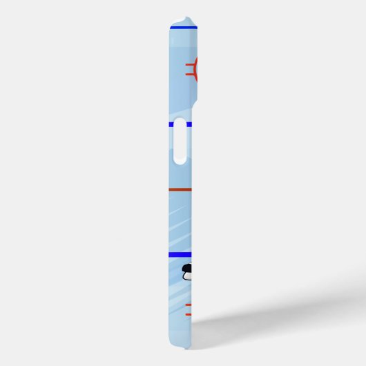 Speciaal ontwerp Ice Hockey Case-Mate iPhone Case (Achterkant / Rechts)