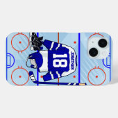 Speciaal ontwerp Ice Hockey Case-Mate iPhone Case (Achterkant (horizontaal))