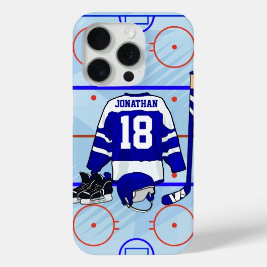 Speciaal ontwerp Ice Hockey Case-Mate iPhone Case (Achterkant)
