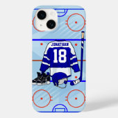 Speciaal ontwerp Ice Hockey Case-Mate iPhone Case (Achterkant)