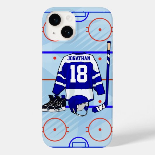 Speciaal ontwerp Ice Hockey Case-Mate iPhone Case (Achterkant)