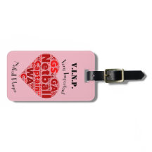 Speciaal ontwerp netball-kapitein van het hart