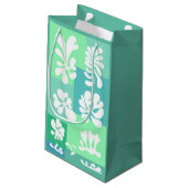 Speciaal ontwerp van Abstracte vormen in groen | Klein Cadeauzakje (Achterkant Gekanteld)