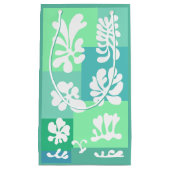 Speciaal ontwerp van Abstracte vormen in groen | Klein Cadeauzakje (Voorkant)