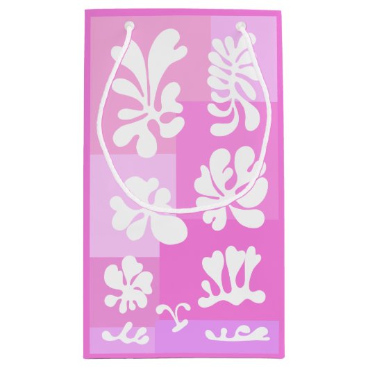 Speciaal ontwerp van Abstracte vormen in roze | Kl Klein Cadeauzakje (Achterkant)