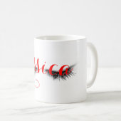 Speciaal ontwerp van Artsy Feminine Chic Eyelashes Koffiemok (Voorkant rechts)