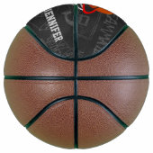 Speciaal ontwerp van basketbal en hoepel (Rechts)