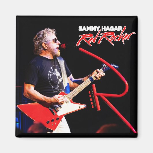 Speciaal ontwerp van collectie sammy hagar band po magneet (Voorkant)