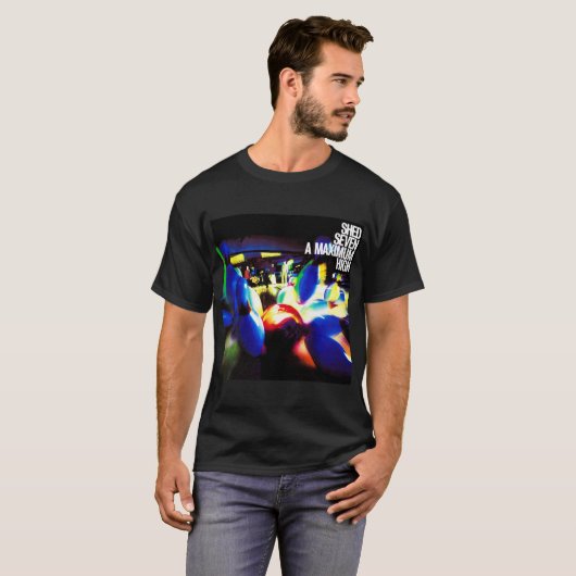 Speciaal ontwerp van collectie Shed Seven band pop T-shirt (Voorkant volledig)
