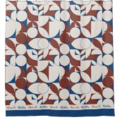 Speciaal ontwerp van de Abstracte marinemacht Douchegordijn (Voorkant)