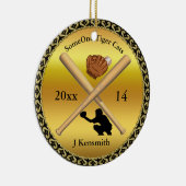 Speciaal ontwerp van de Baseball Champions League Keramisch Ornament (Rechts)