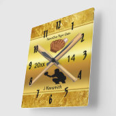 Speciaal ontwerp van de Baseball Champions League Vierkante Klok (Hoek)