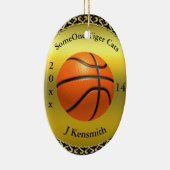 Speciaal ontwerp van de Basketball Champions Leagu Keramisch Ornament (Rechts)