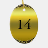 Speciaal ontwerp van de Basketball Champions Leagu Keramisch Ornament (Achterkant)