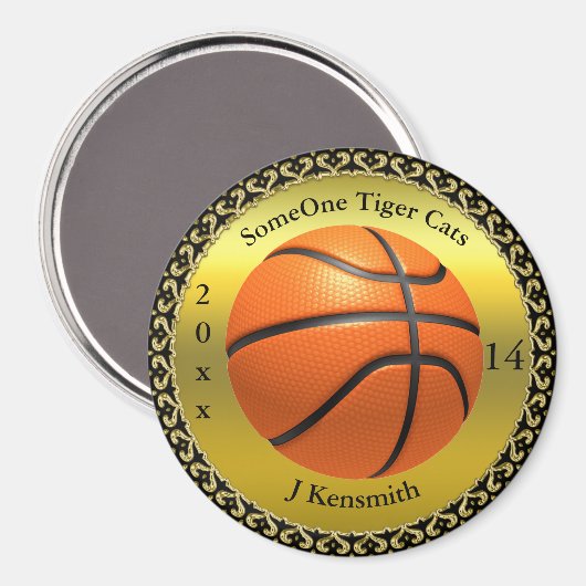 Speciaal ontwerp van de Basketball Champions Leagu Magneet (Voorkant / Achterkant)