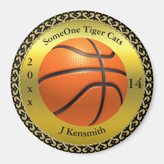 Speciaal ontwerp van de Basketball Champions Leagu Magneet (Voorkant)