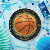 Speciaal ontwerp van de Basketball Champions Leagu Papieren Bordje (Feest)