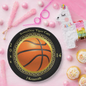 Speciaal ontwerp van de Basketball Champions Leagu Papieren Bordje (Feest)