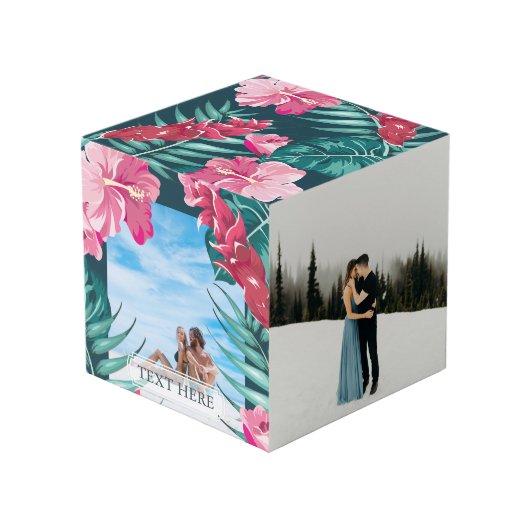 Speciaal ontwerp van de Exotic Flowers van de zome Kubus (Voorkant hoekig)