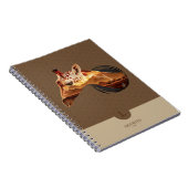 Speciaal ontwerp van de Giraffe van de woestijn. Notitieboek (Rechterzijde)