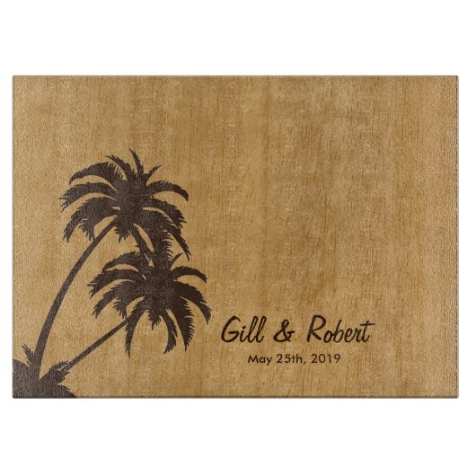 Speciaal ontwerp van de kabelpalmboom voor weddens snijplank (Voorkant)