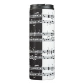 Speciaal ontwerp van de muziekscore thermosbeker (Achterkant)