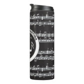 Speciaal ontwerp van de muziekscore thermosbeker (Geroteerd rechts)