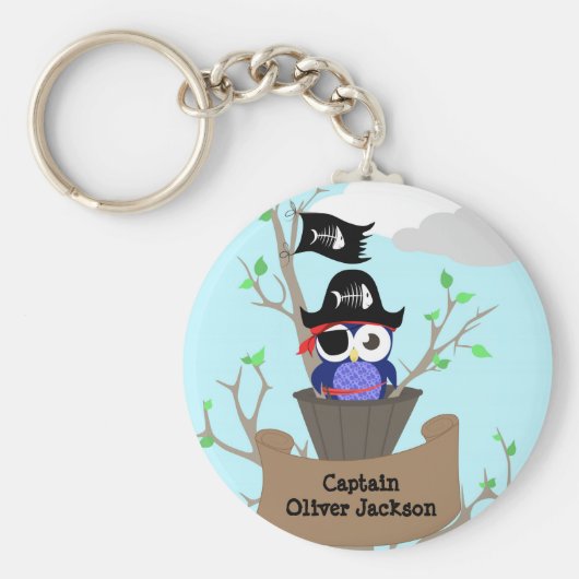 Speciaal ontwerp van de Pirate Neursery Sleutelhanger (Voorkant)