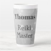 Speciaal ontwerp van de Reiki Master Latte Mok (Voorkant)