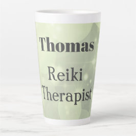 Speciaal ontwerp van de Reiki Therapist-vonk Latte Mok
