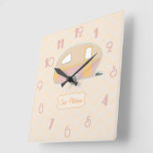 Speciaal ontwerp van de  Retro Caravan Vierkante Klok (Hoek)