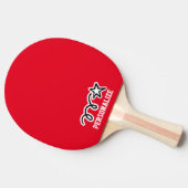 Speciaal ontwerp van de schietster pingelt pongped tafeltennisbatje (Zijkant)