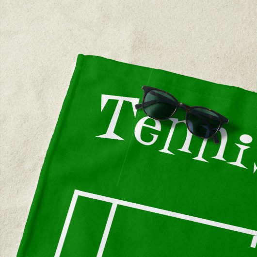 Speciaal ontwerp van de tennis strandlaken (In situ)