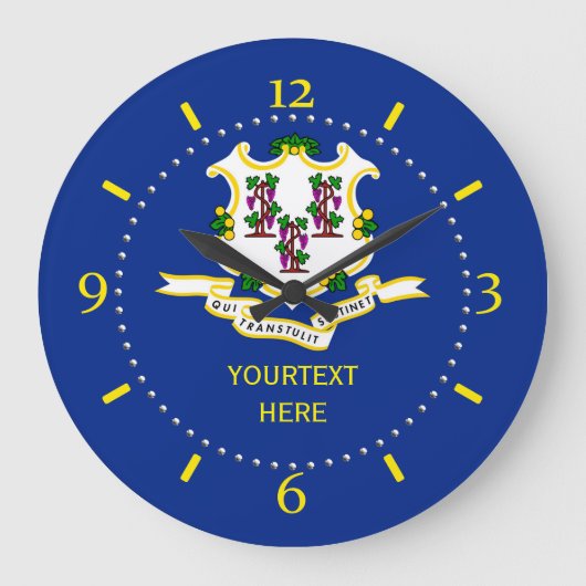 Speciaal ontwerp van de vlag van de Connecticut-st Grote Klok (Voorkant)