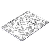 Speciaal ontwerp van de zwarte witte kleur notitieboek (Linkerzijde)