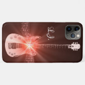 Speciaal ontwerp van gitaarthema Case-Mate iPhone case (Achterkant (horizontaal))