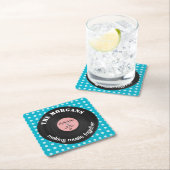 Speciaal ontwerp van het album van Music Retro Kartonnen Onderzetters (Insitu)