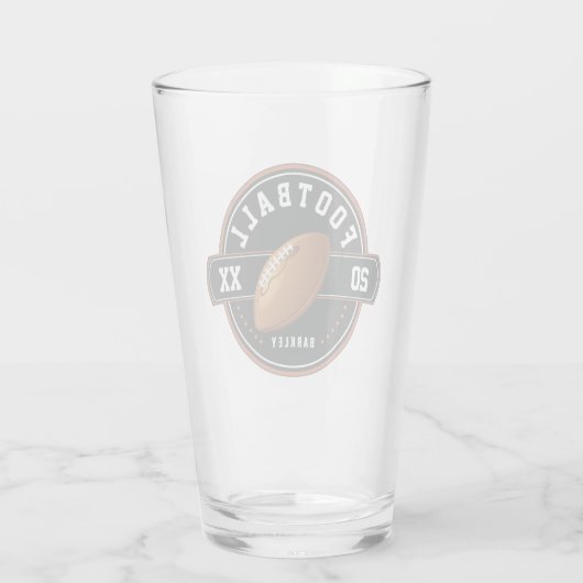 Speciaal ontwerp van het Football Glas (Achterkant)