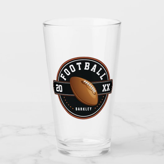 Speciaal ontwerp van het Football Glas (Voorkant)