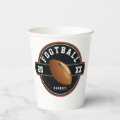 Speciaal ontwerp van het Football Papieren Bekers (Achterkant)