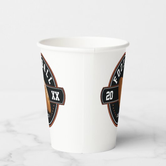 Speciaal ontwerp van het Football Papieren Bekers (Rechts)