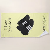 Speciaal ontwerp van het Football Strandlaken (Voorkant)