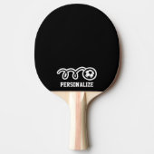 Speciaal ontwerp van het voetbal pingelt pongpedde tafeltennisbatje (Voorkant)