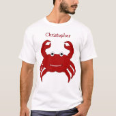 Speciaal ontwerp van krab t-shirt (Voorkant)